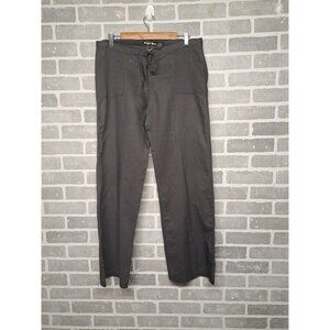 Planet Gold Linen/Cotten Button Fly Drawstring Wide Leg‎ Pants Size Medium